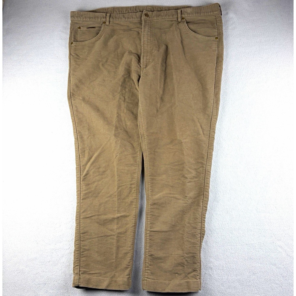 Peter Christian MT27 Moleskin Jeans Brown Men's 48x30 Straight Leg Cotton